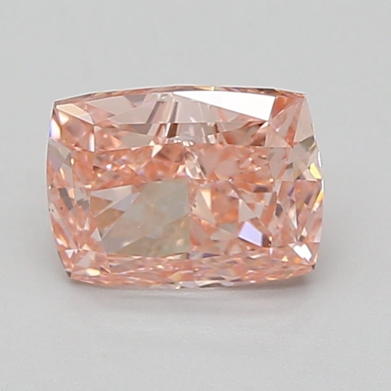 1.56 Ct Cushion Lab Diamond  Fancy Vivid Pink  VS1   IGI