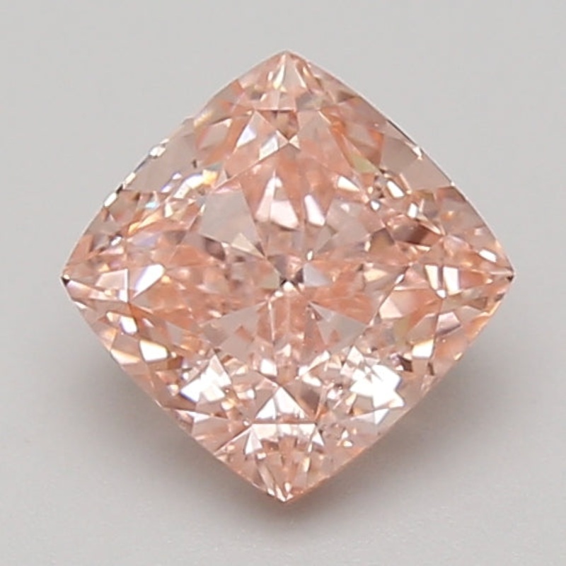 1.58 Ct Cushion Lab Diamond  Fancy Vivid Pink  VS1   IGI