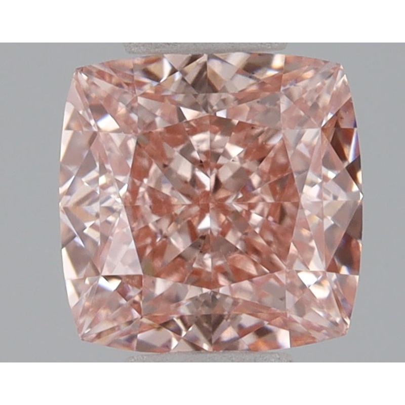 1.61 Ct Cushion Lab Diamond  Fancy Vivid Pink  VS2   IGI