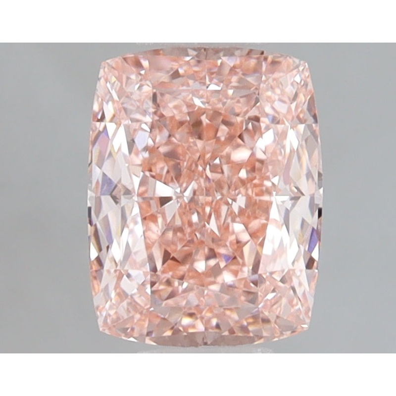 1.76 Ct Cushion Lab Diamond  Fancy Vivid Pink  VS1   IGI