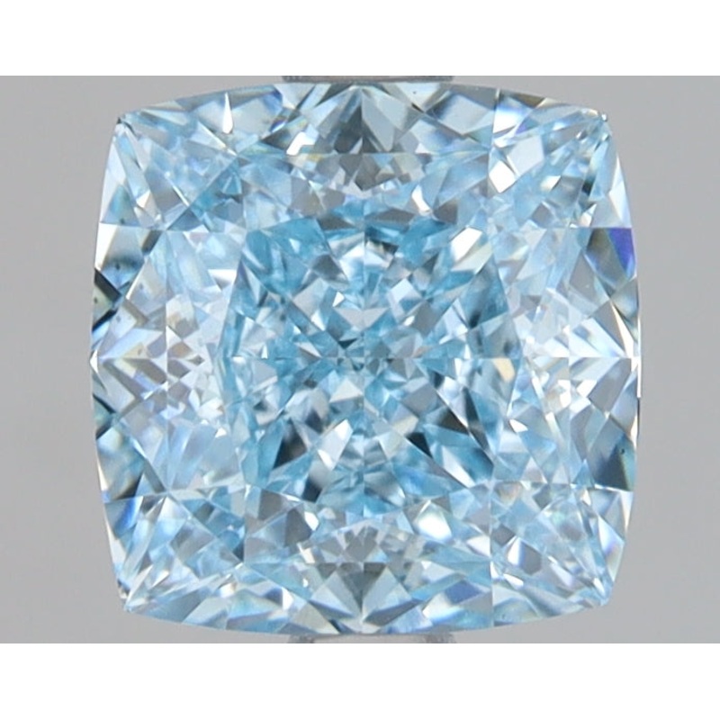 1.94 Ct Cushion Lab Diamond  Fancy Vivid Blue  VS1   IGI
