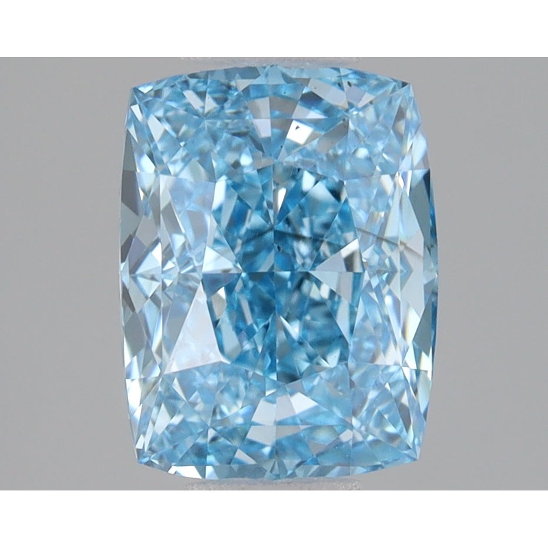 1.99 Ct Cushion Lab Diamond  Fancy Vivid Blue  SI1   IGI