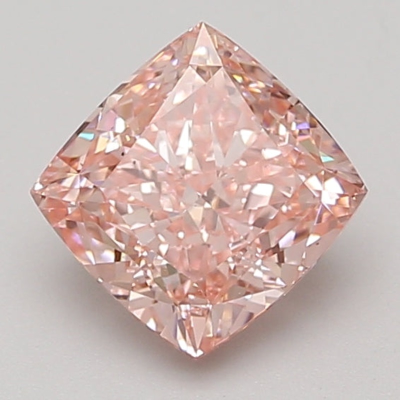 2.02 Ct Cushion Lab Diamond  Fancy Vivid Pink  VS2   IGI