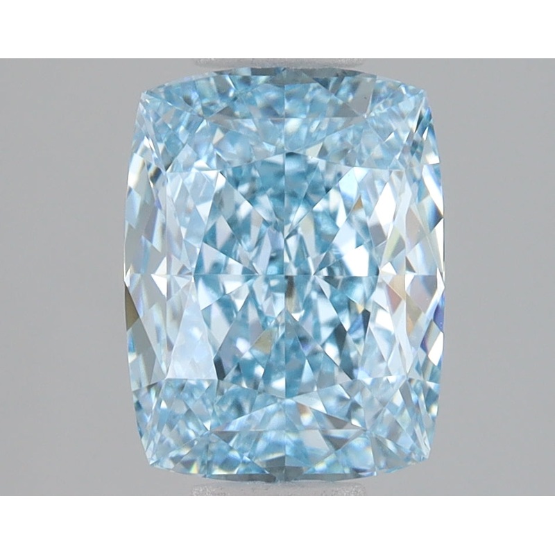 2.04 Ct Cushion Lab Diamond  Fancy Intense Blue  VVS2   IGI