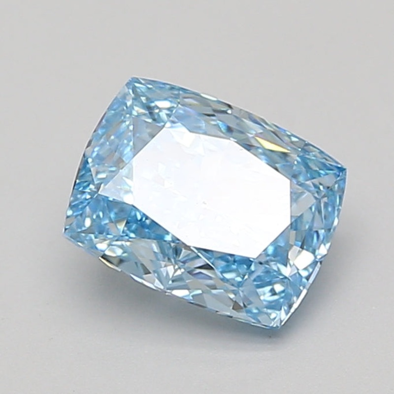 2.04 Ct Cushion Lab Diamond  Fancy Vivid Blue  VS1   IGI