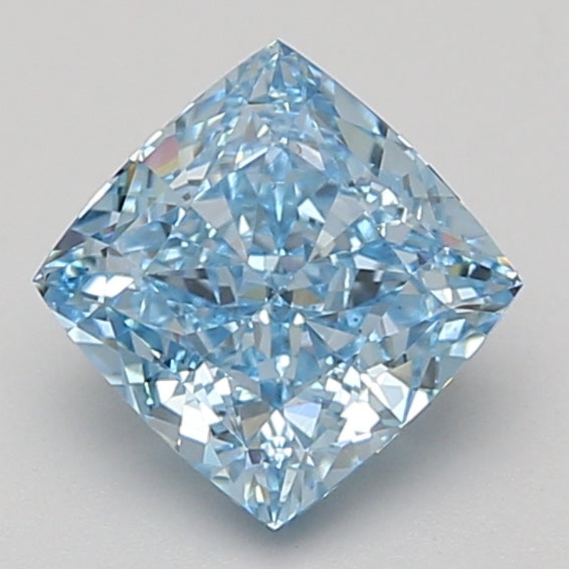 2.04 Ct Cushion Lab Diamond  Fancy Vivid Blue  VS2   IGI