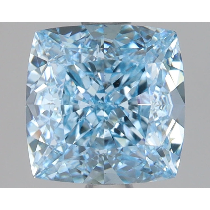 2.05 Ct Cushion Lab Diamond  Fancy Vivid Blue  VS2   IGI