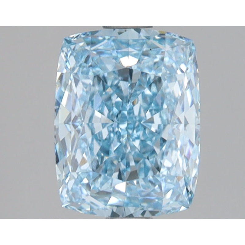 2.06 Ct Cushion Lab Diamond  Fancy Intense Blue  VS1   IGI