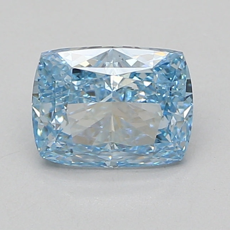 2.06 Ct Cushion Lab Diamond  Fancy Vivid Blue  VS1   IGI