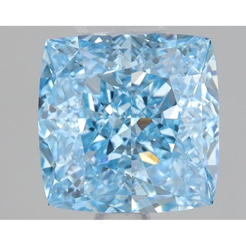 2.06 Ct Cushion Lab Diamond  Fancy Vivid Blue  VS2   IGI