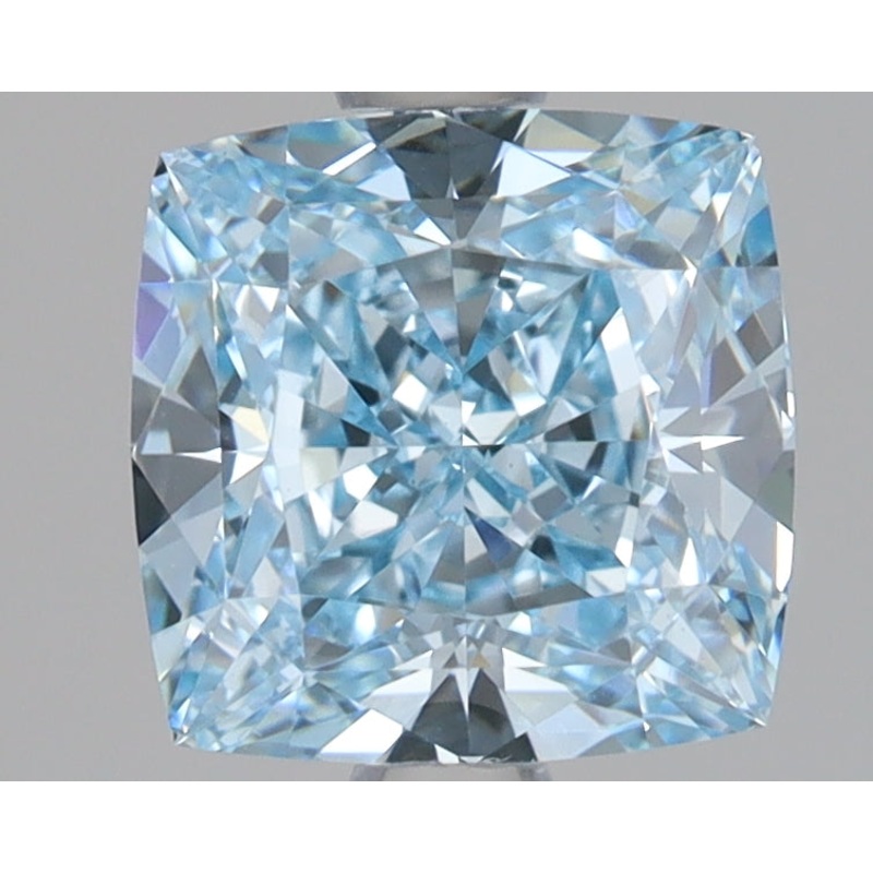 2.07 Ct Cushion Lab Diamond  Fancy Intense Blue  VS1   IGI
