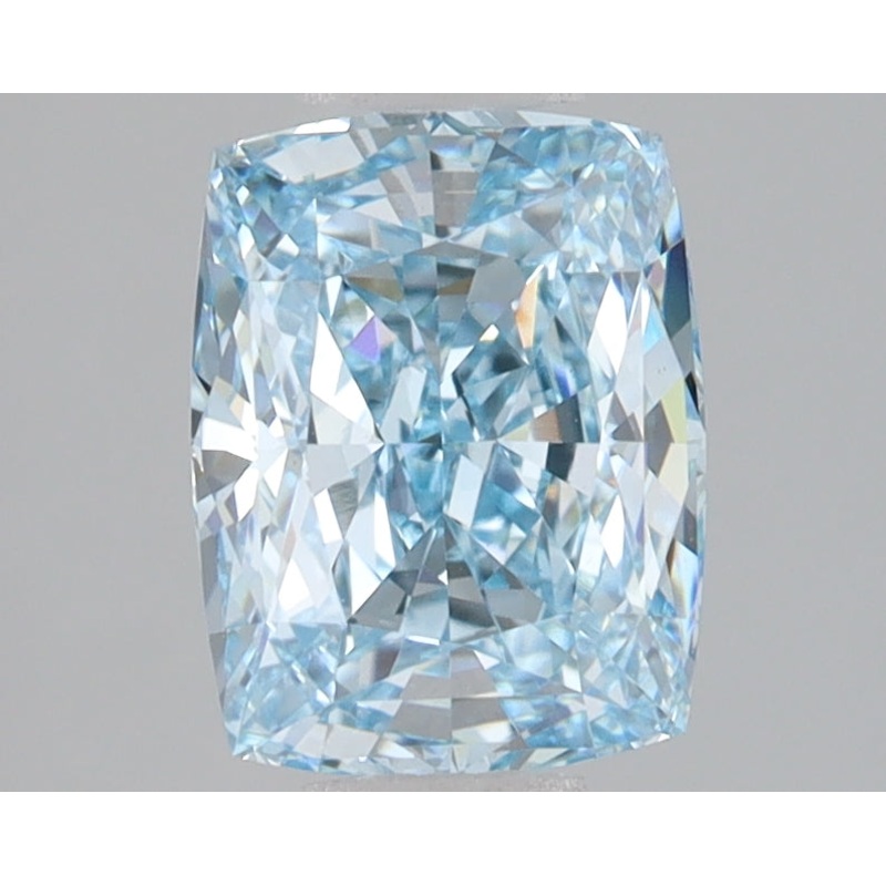 2.08 Ct Cushion Lab Diamond  Fancy Intense Blue  VS1   IGI
