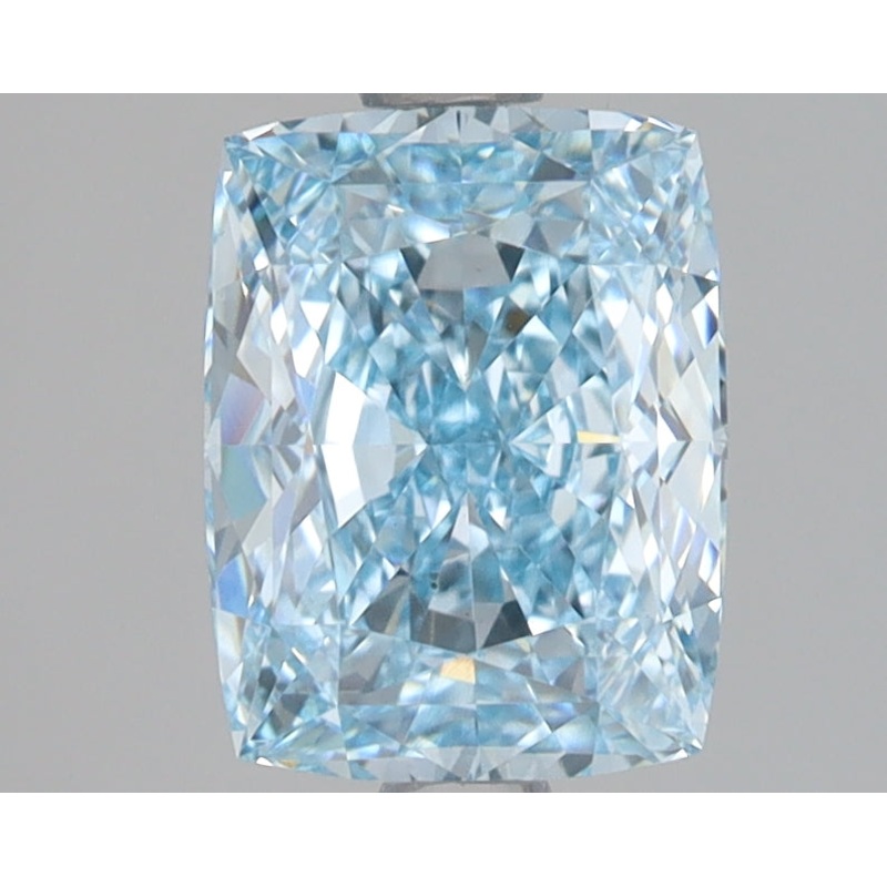 2.09 Ct Cushion Lab Diamond  Fancy Intense Blue  VS1   IGI