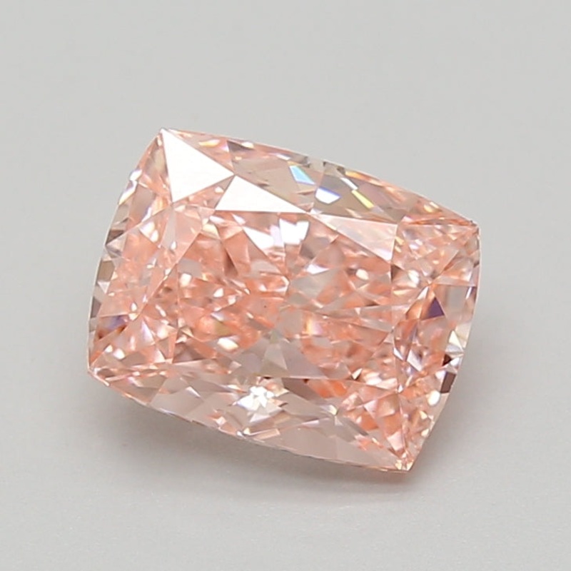 2.11 Ct Cushion Lab Diamond  Fancy Vivid Pink  VS1   IGI