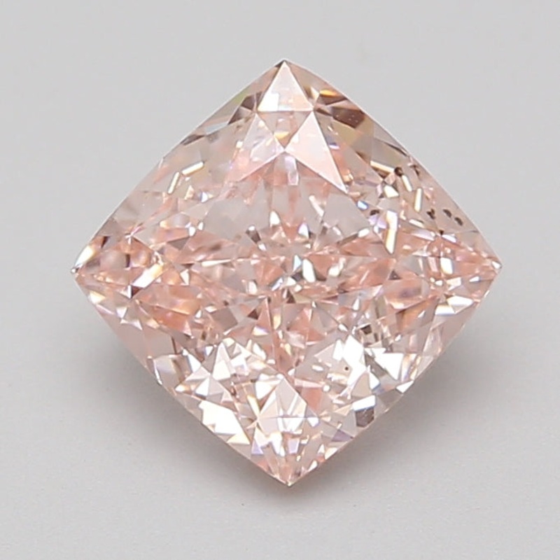 2.56 Ct Cushion Lab Diamond  Fancy Intense Pink  VS1   IGI