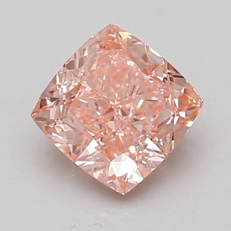2 Ct Cushion Lab Diamond  Fancy Vivid Pink  VS1   IGI