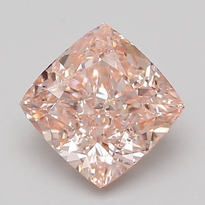 3.02 Ct Cushion Lab Diamond  Fancy Intense Pink  VS1   IGI