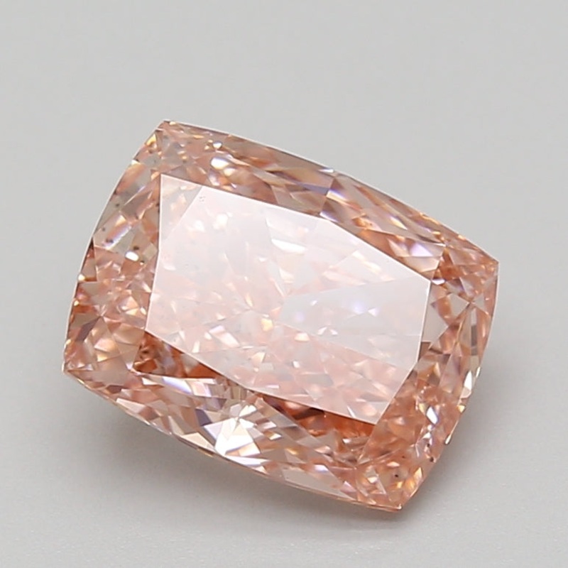 3.03 Ct Cushion Lab Diamond  Fancy Vivid Pink  VS2   IGI