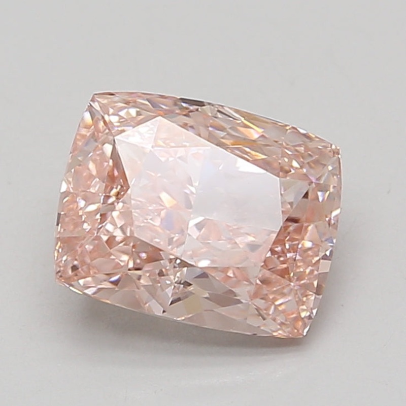 3.05 Ct Cushion Lab Diamond  Fancy Intense Pink  VS1   IGI