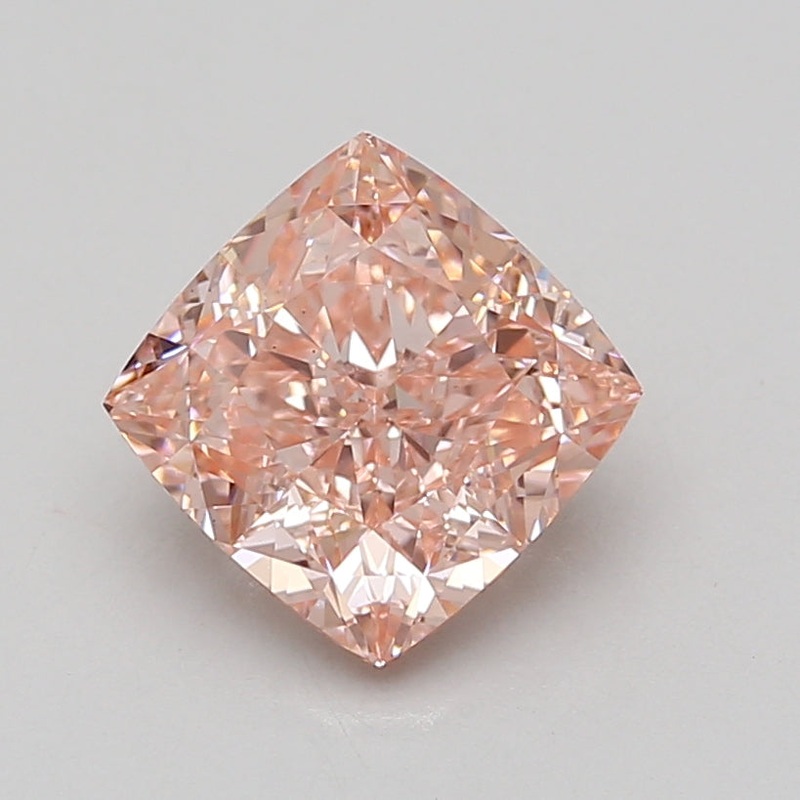 3.05 Ct Cushion Lab Diamond  Fancy Vivid Pink  VS2   IGI