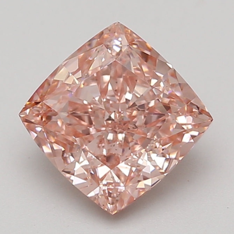 3.06 Ct Cushion Lab Diamond  Fancy Vivid Pink  VS2   IGI
