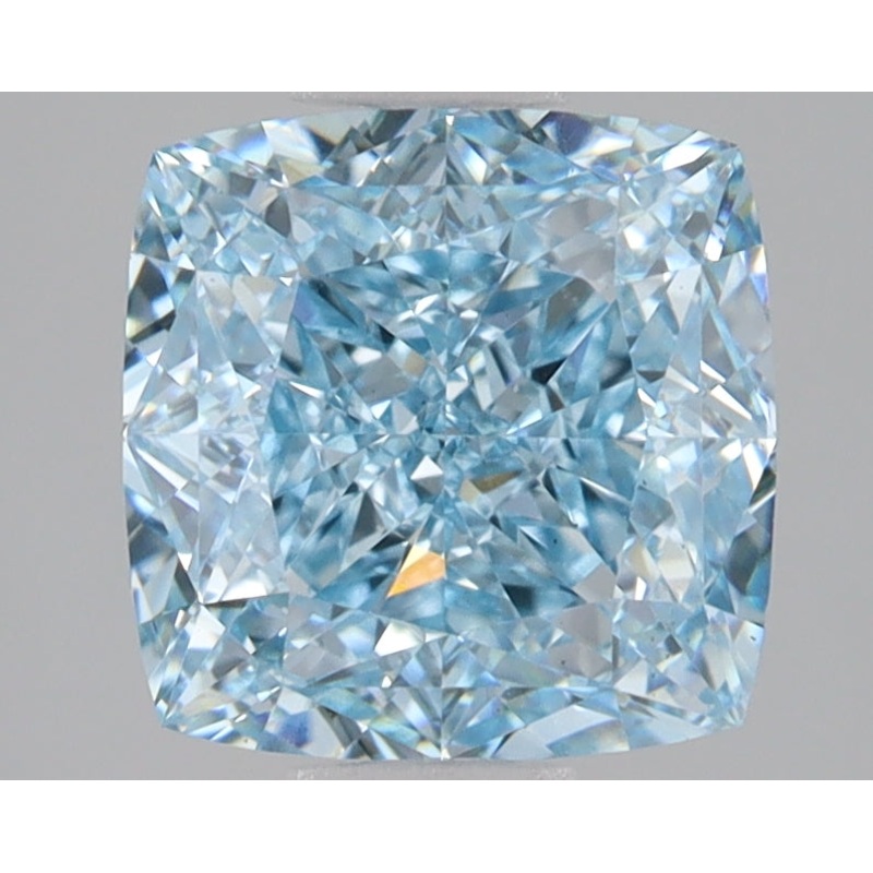 3.07 Ct Cushion Lab Diamond  Fancy Intense Blue  VS2   IGI