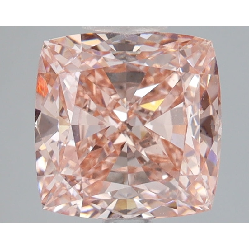 3.07 Ct Cushion Lab Diamond  Fancy Intense Pink  VS2   IGI