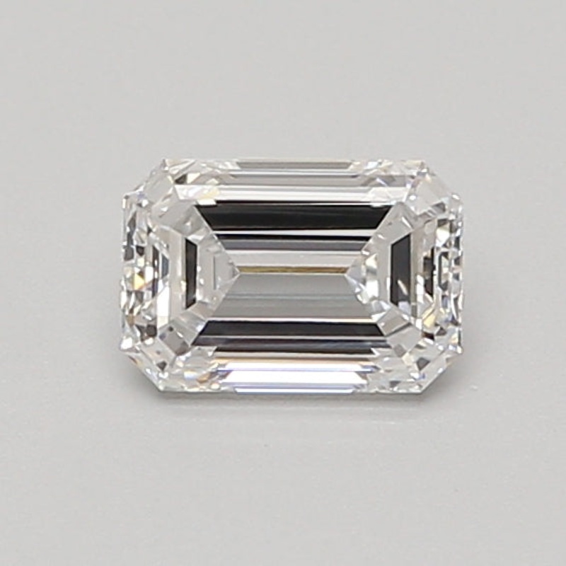 0.72 Ct Emerald Lab Diamond  D  VVS1   IGI