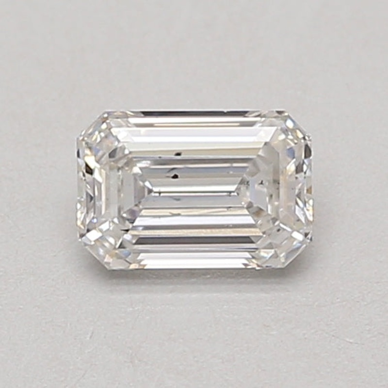 0.72 Ct Emerald Lab Diamond  E  SI1   IGI