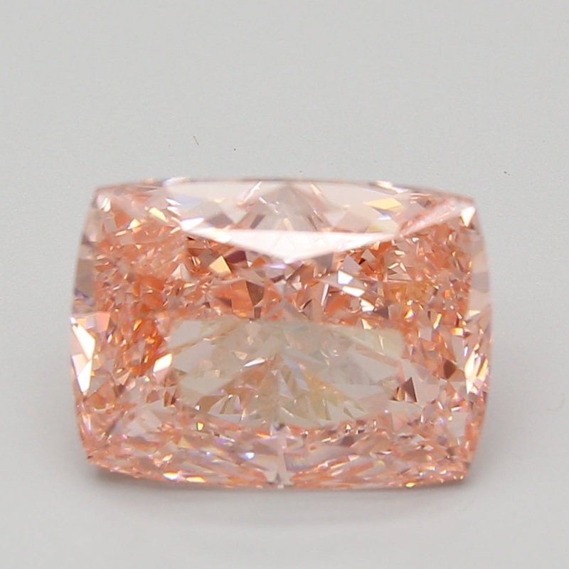 6.48 Ct Cushion Lab Diamond  Fancy Vivid Pink  VS1   IGI