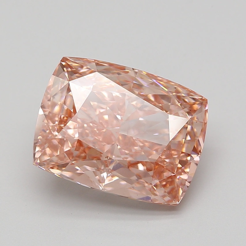 9.06 Ct Cushion Lab Diamond  Fancy Vivid Pink  VS2   IGI