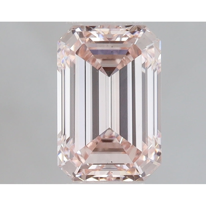 1.02 Ct Emerald Lab Diamond  Fancy Pink  VS1   IGI