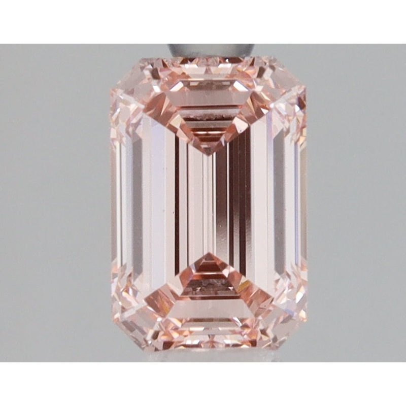 1.37 Ct Emerald Lab Diamond  Fancy Intense Pink  VS1   IGI