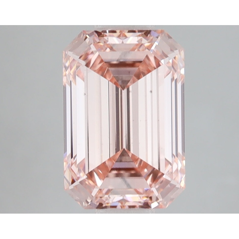 3.03 Ct Emerald Lab Diamond  Fancy Intense Pink  VS2   IGI