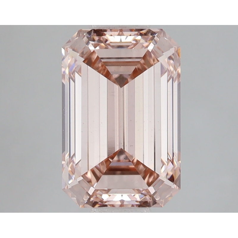 3.06 Ct Emerald Lab Diamond  Fancy Intense Pink  VS2   IGI
