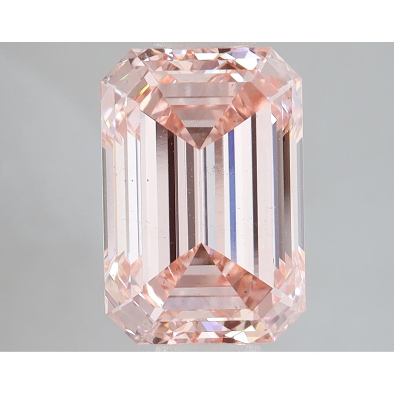 3.09 Ct Emerald Lab Diamond  Fancy Intense Pink  VS2   IGI
