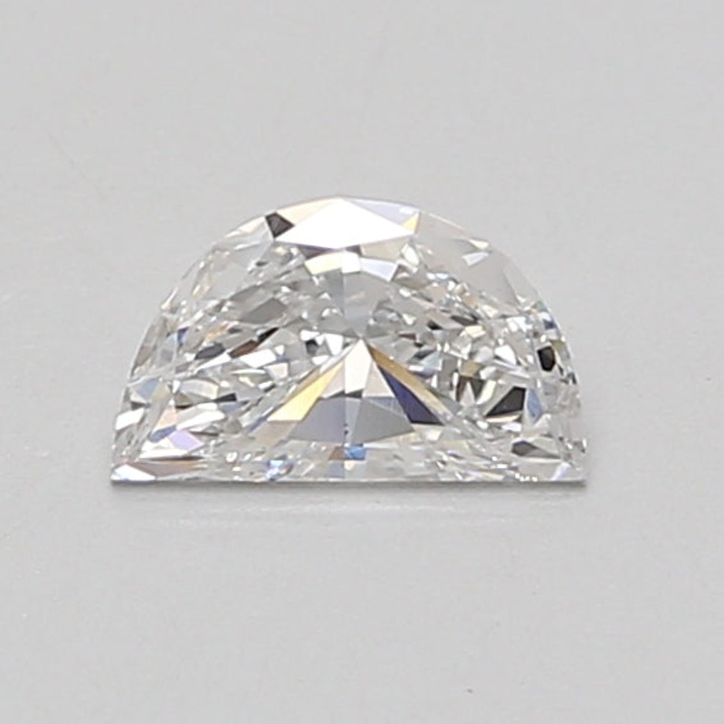 0.45 Ct Half moon Lab Diamond  D  VS1   NC
