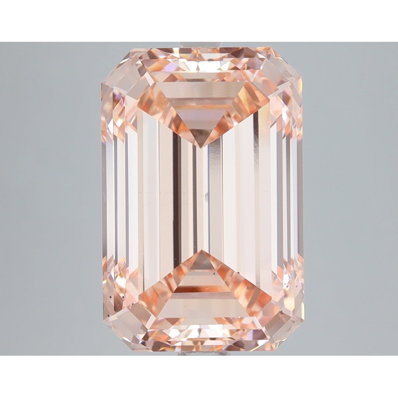 6.09 Ct Emerald Lab Diamond  Fancy Intense Pink  VS2   IGI