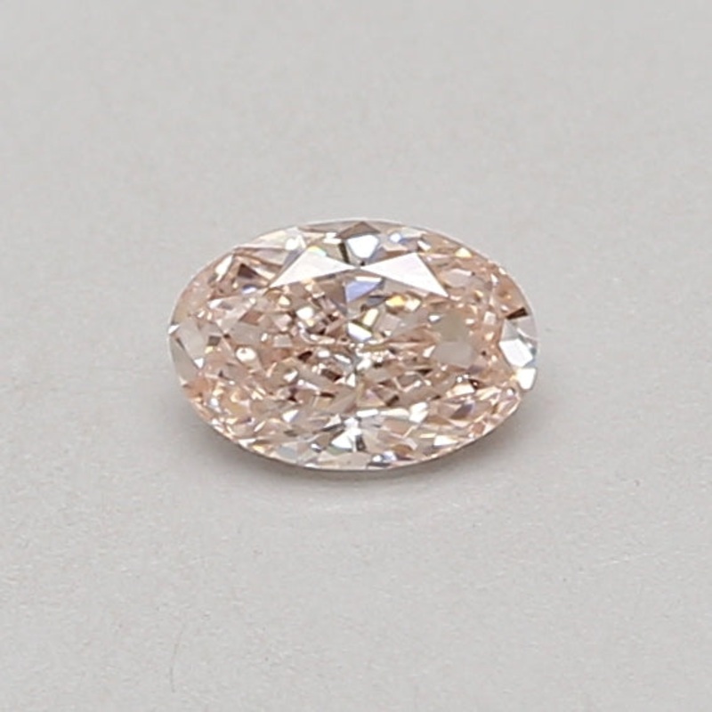 0.33 Ct Oval Lab Diamond  Fancy Light Pink  VS1   IGI