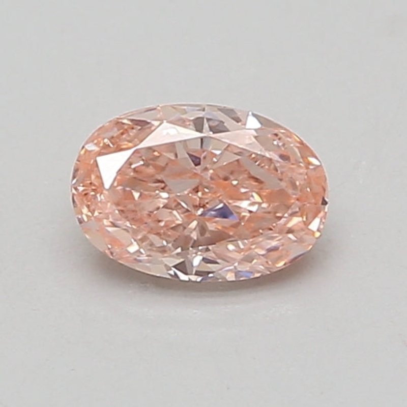 0.75 Ct Oval Lab Diamond  Fancy Vivid Pink  VVS2   IGI