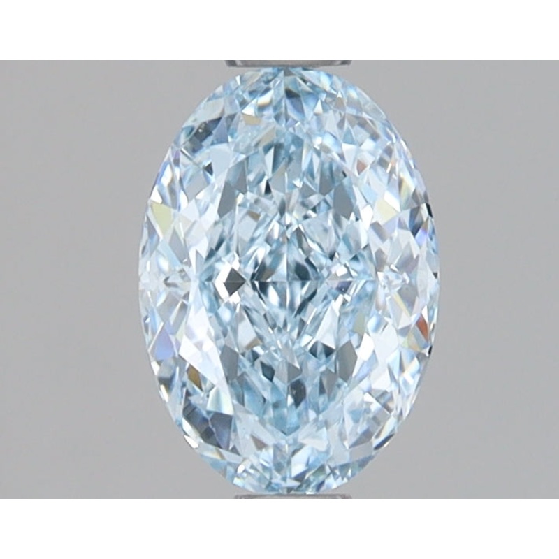 1.01 Ct Oval Lab Diamond  Fancy Intense Blue  VS1   IGI
