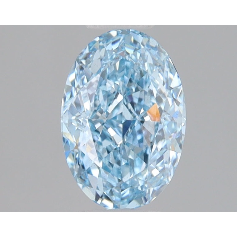 1.01 Ct Oval Lab Diamond  Fancy Vivid Blue  VVS2   IGI