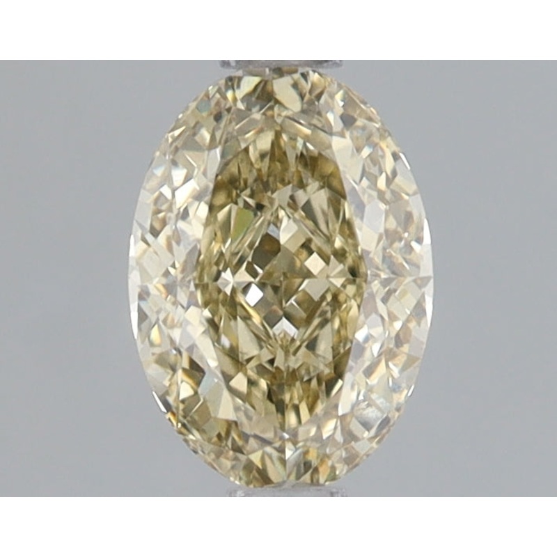 1.04 Ct Oval Lab Diamond  Fancy Grayish Yellow  VS1   IGI