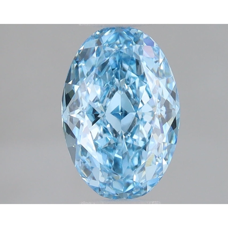 1.04 Ct Oval Lab Diamond  Fancy Vivid Blue  VVS2   IGI