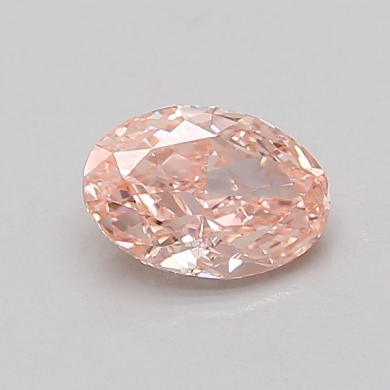 1.06 Ct Oval Lab Diamond  Fancy Vivid Pink  VVS2   IGI
