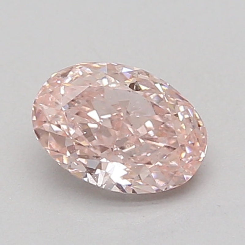 1.08 Ct Oval Lab Diamond  Fancy Intense Pink  VS1   IGI