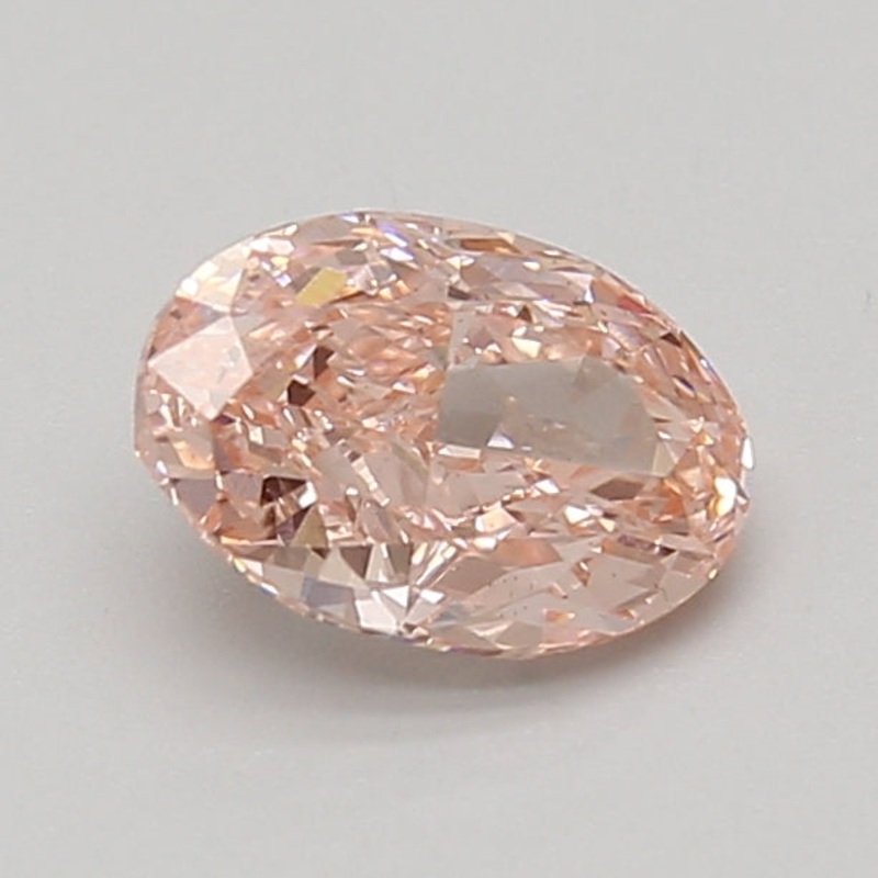 1.08 Ct Oval Lab Diamond  Fancy Vivid Pink  SI1   IGI