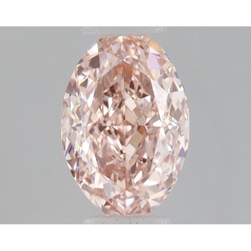 1.1 Ct Oval Lab Diamond  Fancy Intense Pink  VS1   IGI