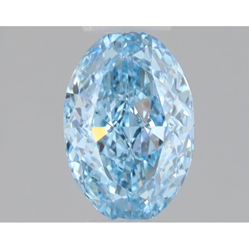 1.1 Ct Oval Lab Diamond  Fancy Vivid Blue  VS1   IGI