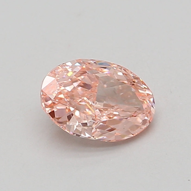 1.12 Ct Oval Lab Diamond  Fancy Vivid Pink  VS1   IGI